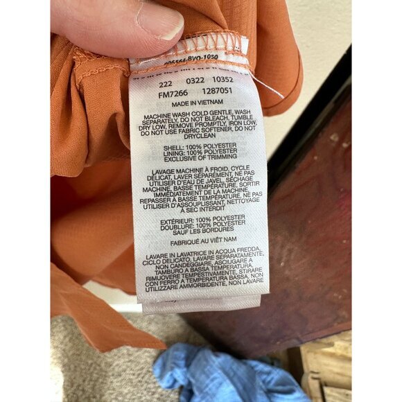 Columbia Mens Orange PFG Shirt XX-Large short sleeve button up polyester collar - Picture 5 of 8